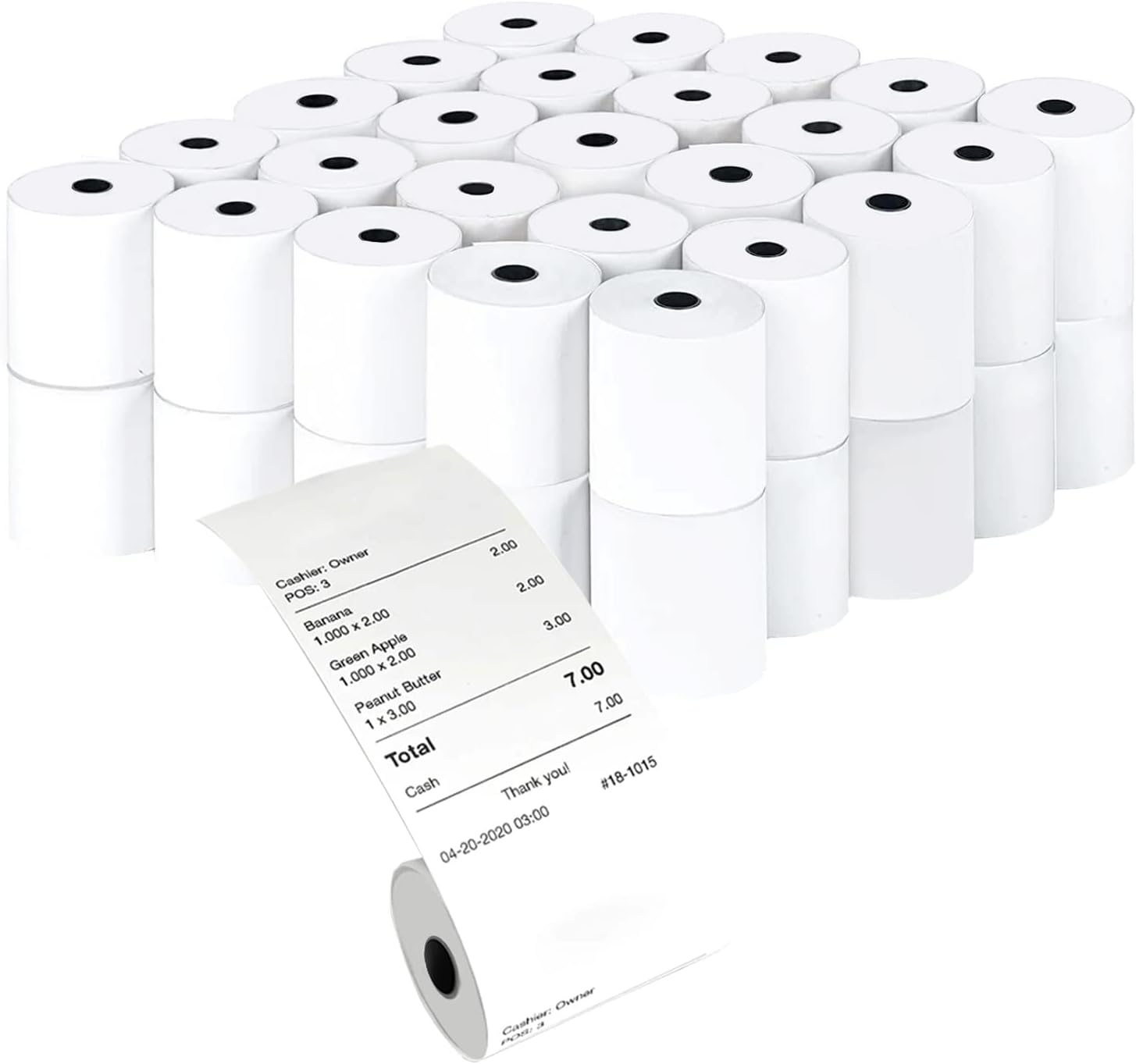 rollos de papel para impresora de tickets